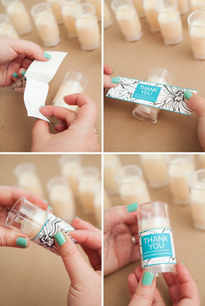 DIY Push-pop Lotion Bars, with free printable thank you label!