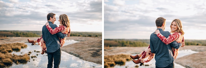 We LOVE this gorgeous outdoor Mt. Arbia engagement!