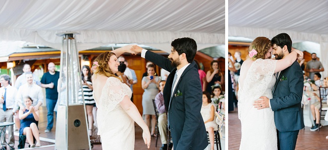Loving this darling couple's first dance!