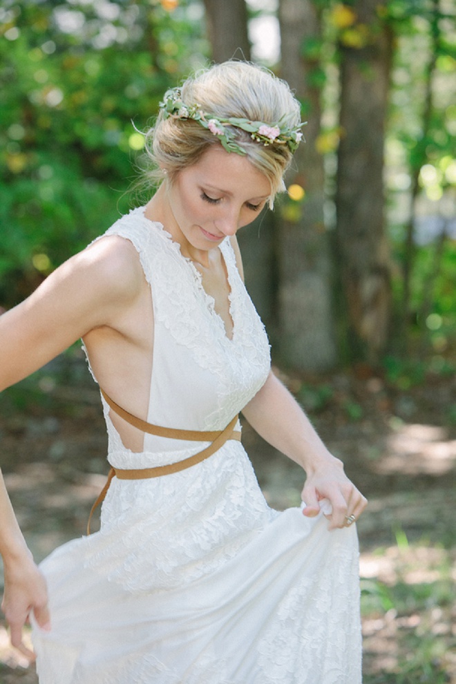 We're swooing over this beautiful boho bride!
