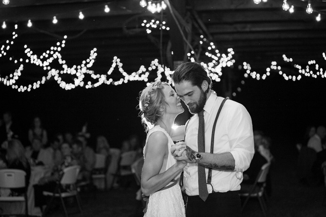 Swooning over this darling first dance and Mr. and Mrs.