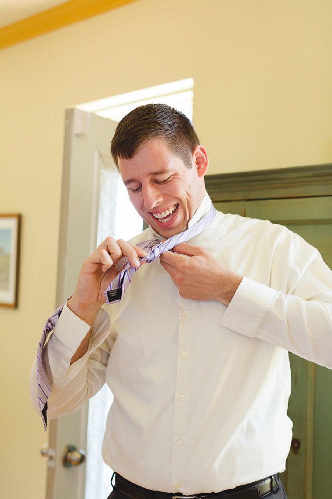 Handsome Groom getting ready for the big day!