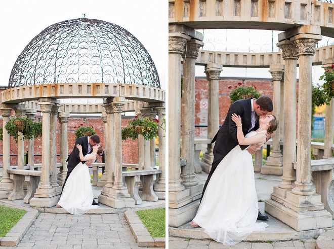 We're loving this gorgeous Bride and Groom at their dreamy outdoor Canadian wedding!