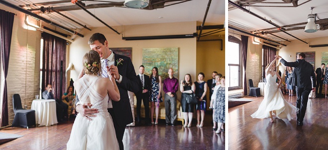 We're swooning over this sweet and fun first dance!