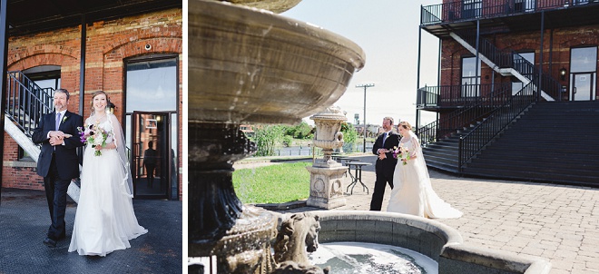 We're loving this gorgeous Bride and Groom at their dreamy outdoor Canadian wedding!
