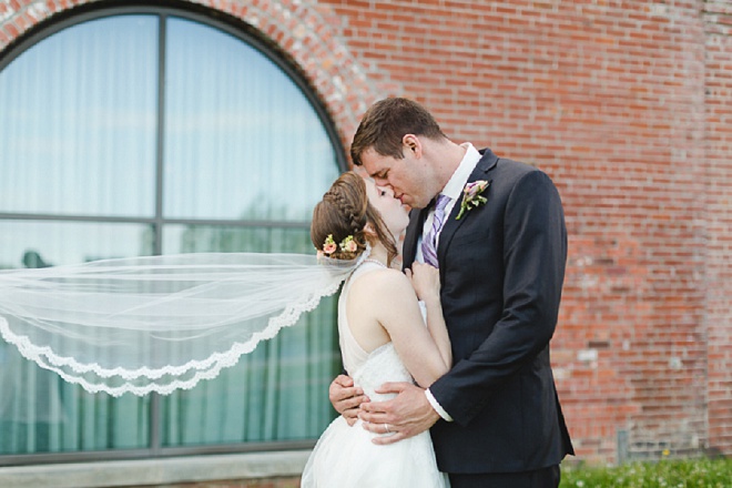 We're loving this gorgeous Bride and Groom at their dreamy outdoor Canadian wedding!