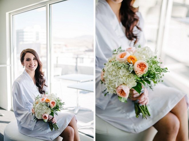 Swooning over this gorgeous bride getting ready for the big day!