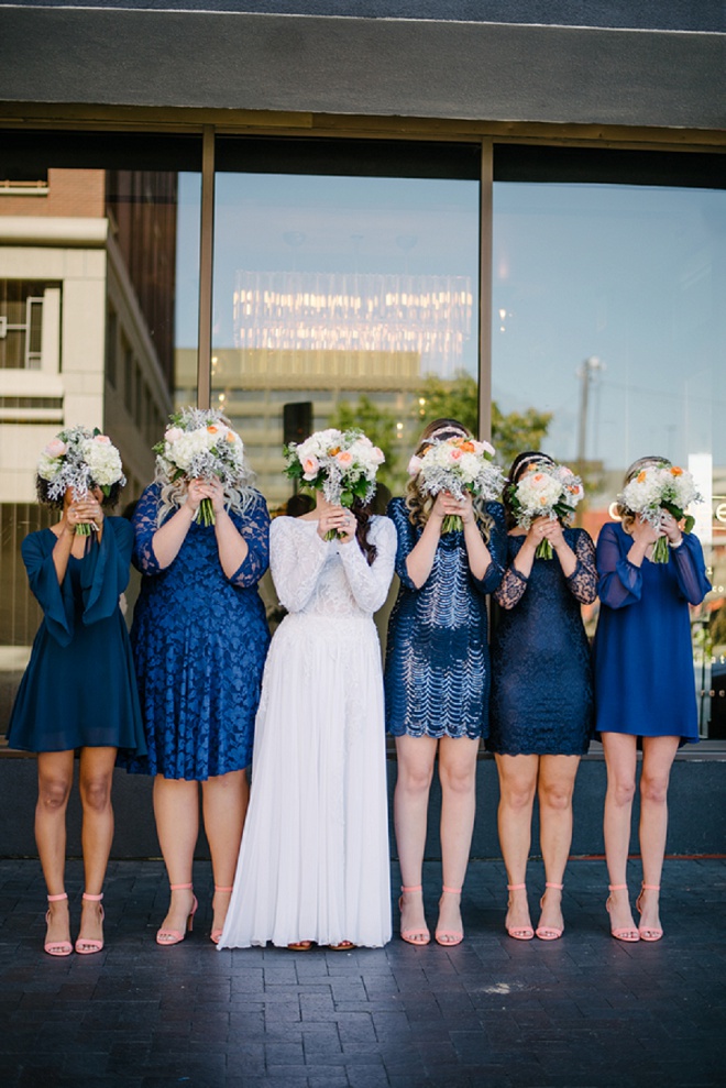 Darling photo of these gorgeous bridesmaids!