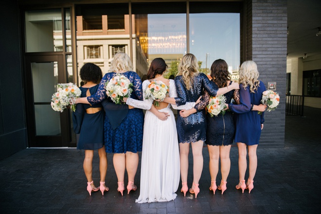 Darling photo of these gorgeous bridesmaids!
