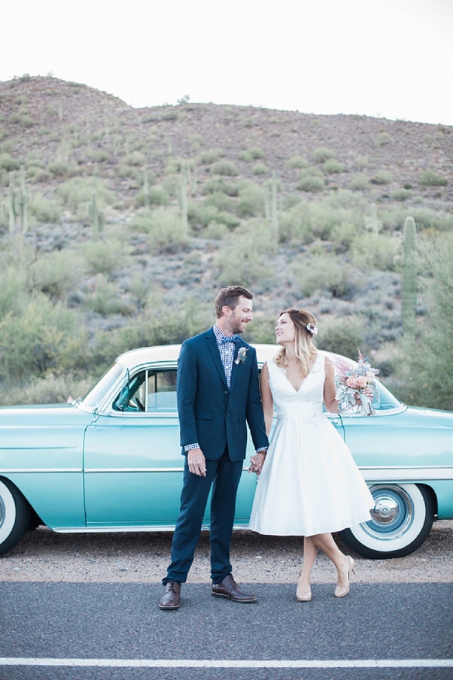 How fun is this retro styled elopement?! Swoon!