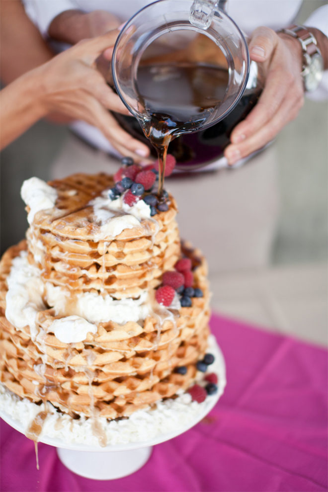 Wedding Brunch Waffel Cake