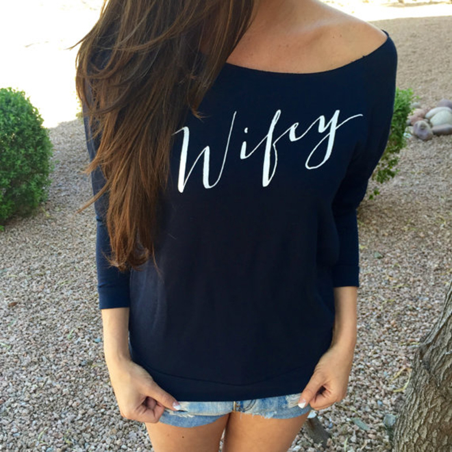 Wifey sweatshirt by Shirt Market