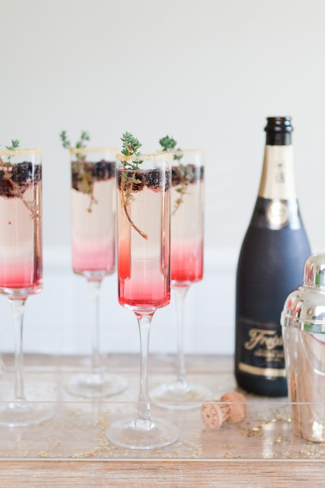 Awesome Blackberry Thyme Sparkler Recipe