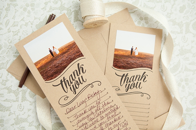 Make These Darling Free Printable Photo Thank You Cards