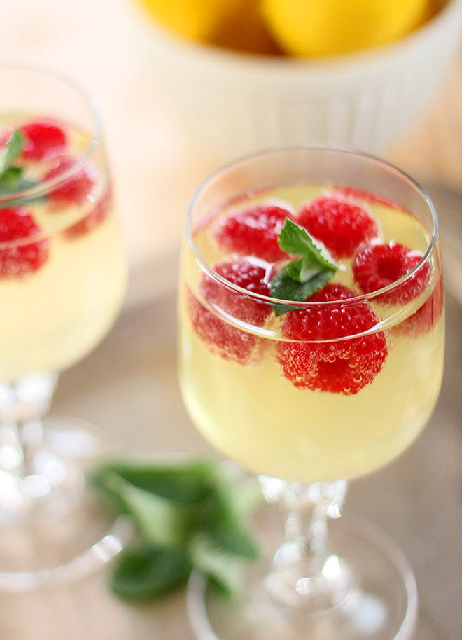 Awesome Limoncello Raspberry Cooler Recipe
