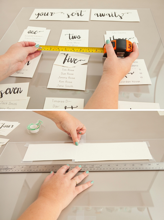 The best tutorial on making hand-lettered acrylic wedding signs using Chalk Ink Markers and paint!