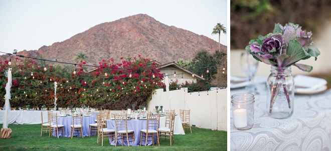Loving this dreamy desert cocktail party wedding!
