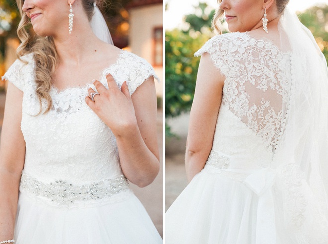 We're loving this gorgeous Bride's wedding style and veil!