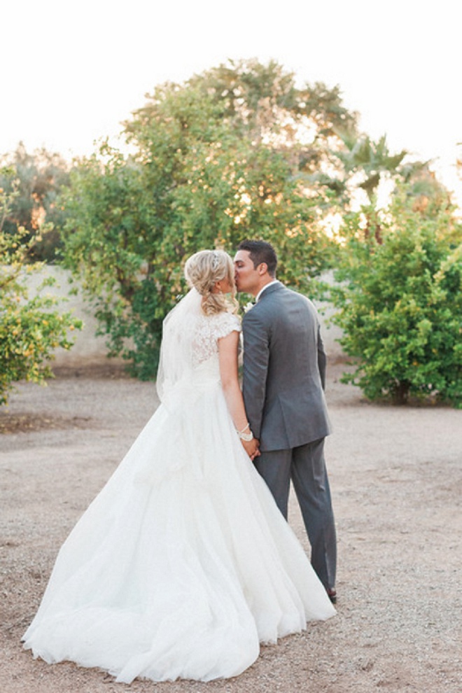 Swooning over this gorgeous Bride and Groom and their dreamy desert wedding!