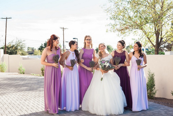 We're loving this Bride and her Bridesmaid shot!