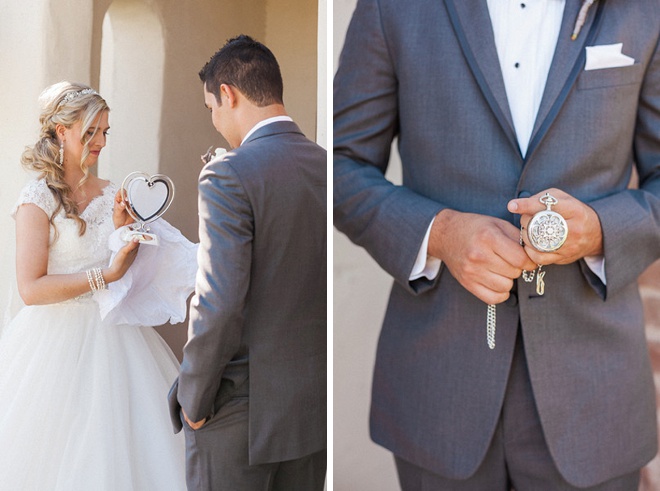 Swooning over this super sweet first look!