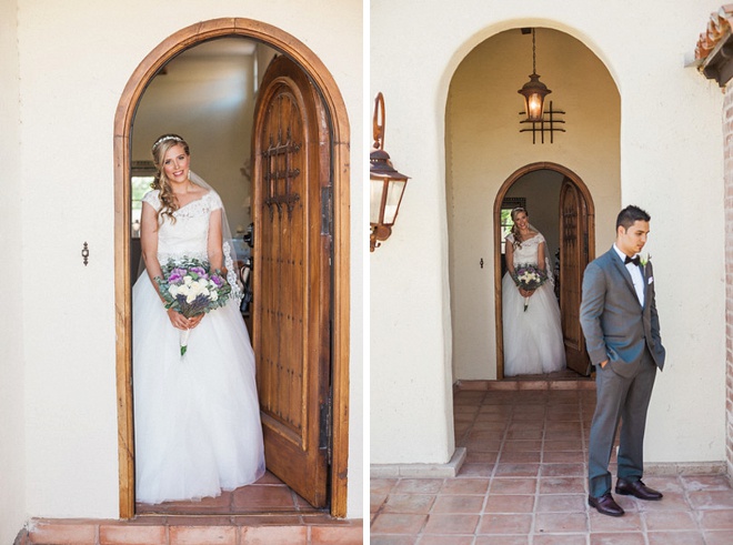 Swooning over this super sweet first look!