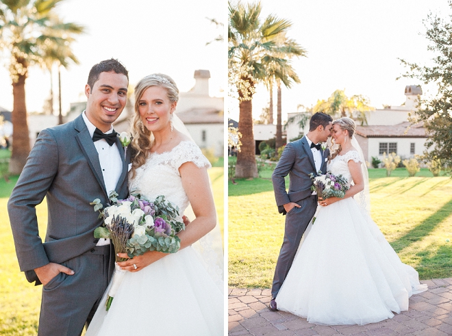 Swooning over this gorgeous Bride and Groom and their dreamy desert wedding!