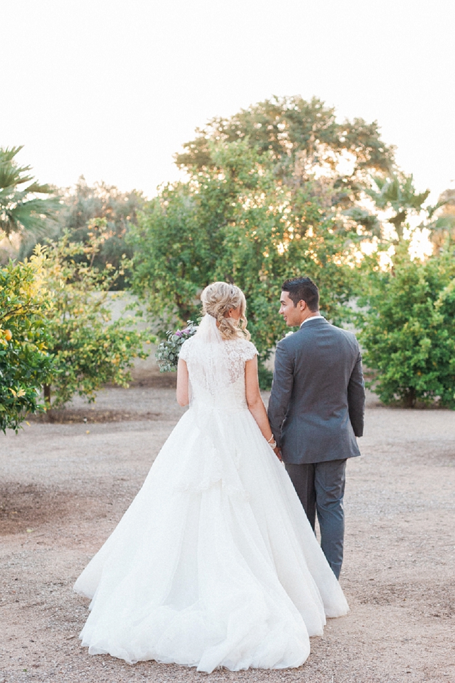 Swooning over this gorgeous Bride and Groom and their dreamy desert wedding!