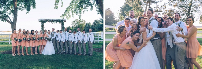 How fun is this wedding party?! Loving it!