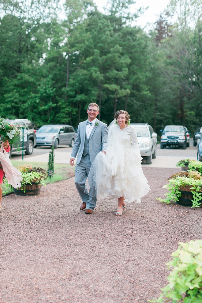 Swooning over this darling couple and their romantic boho wedding!