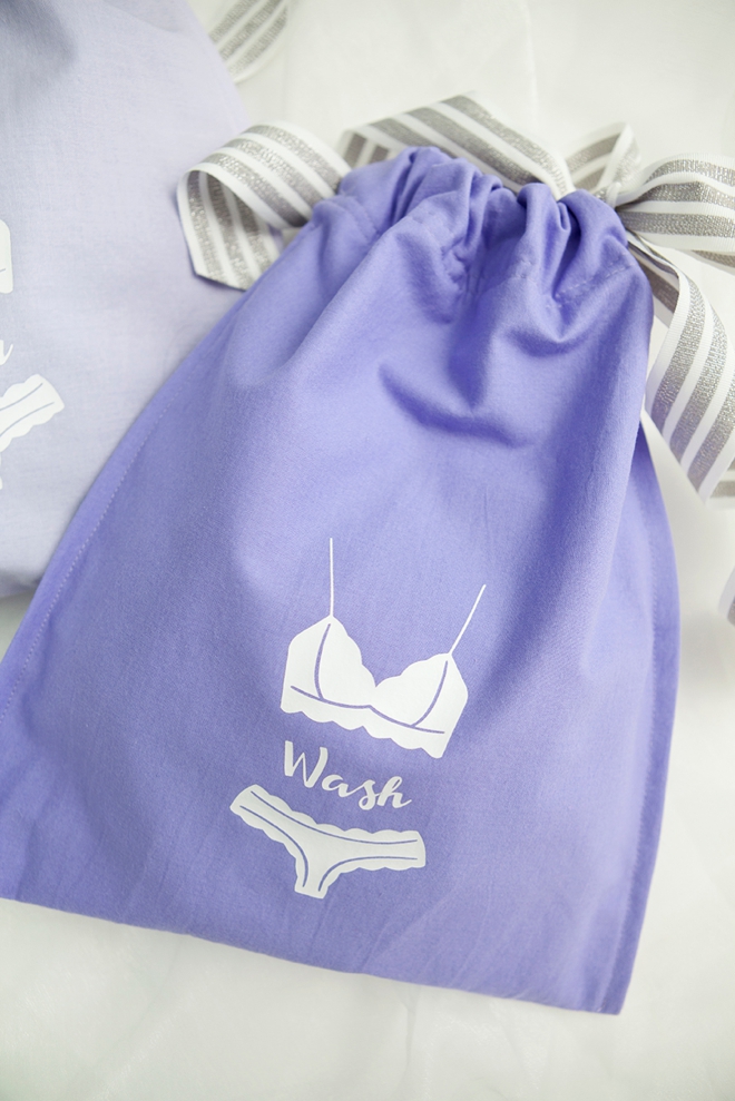 Learn how to make these darling wash and wear lingerie bags!