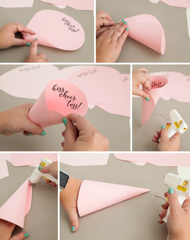 Absolutely adorable DIY petal toss bar for your wedding ceremony!