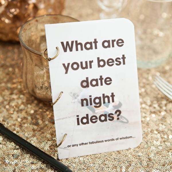Make These Darling Wedding Guest Advice Notebooks!