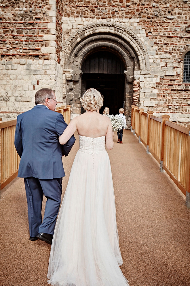 We're swooning over this sweet castle ceremony in the UK!
