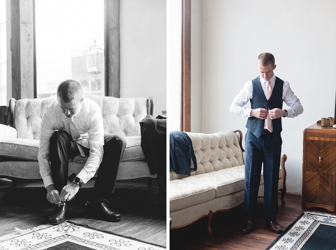Loving these shots of the Groom getting ready for the big day!