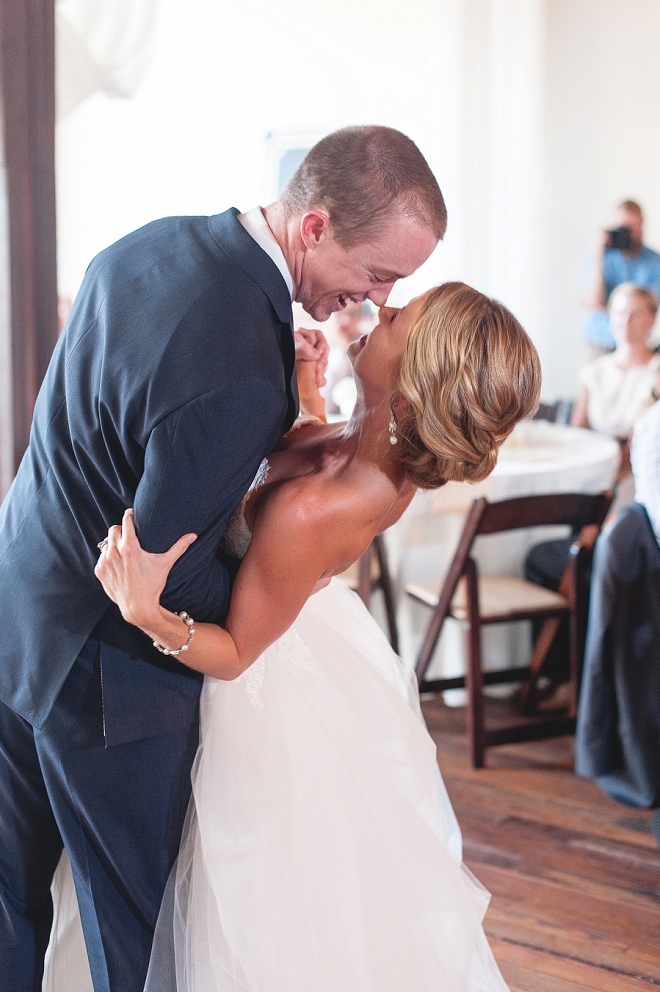 Swooning over this darling couple's first dance as Mr. and Mrs!