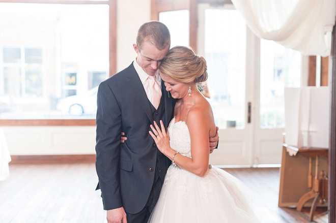 Swooning over this darling couple and their gorgeous DIY wedding!