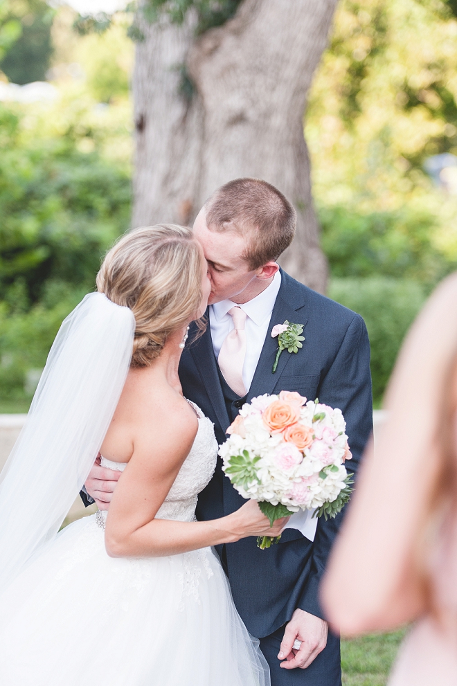 We're loving this darling couple and their sweet loft DIY wedding!