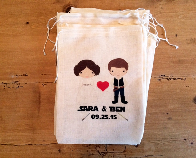 Personalized Star Wars Favor Bags by Kport Gift Company