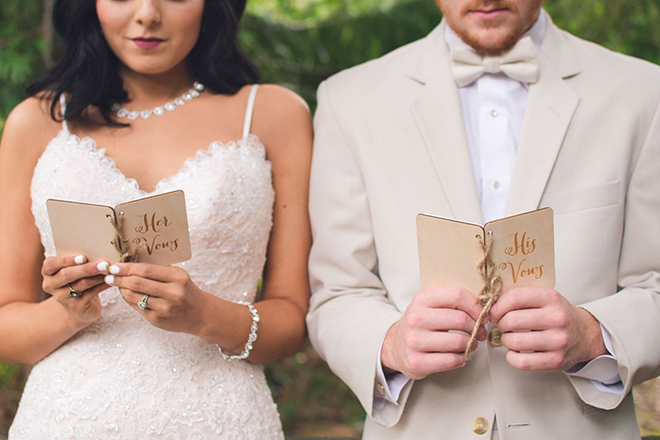 Wedding Vow Notebooks by Down in the Boondocks on Etsy!