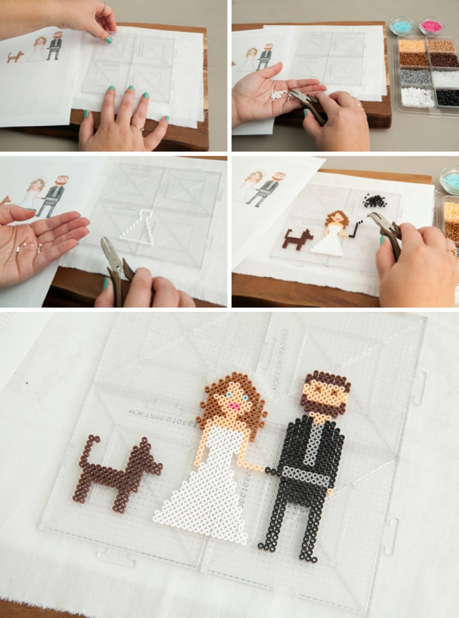 Learn How To Make Custom Perler Bead Cake Topper People!