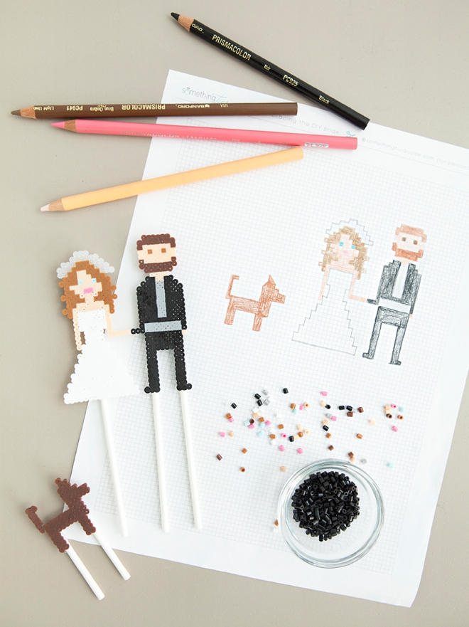 Learn How To Make Custom Perler Bead Cake Topper People!