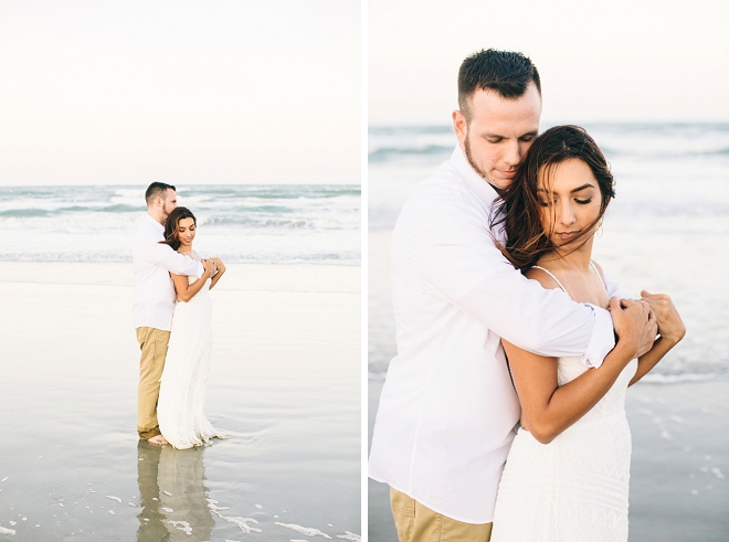 Loving this beach anniversary shoot for this gorgeous Mr. and Mrs!