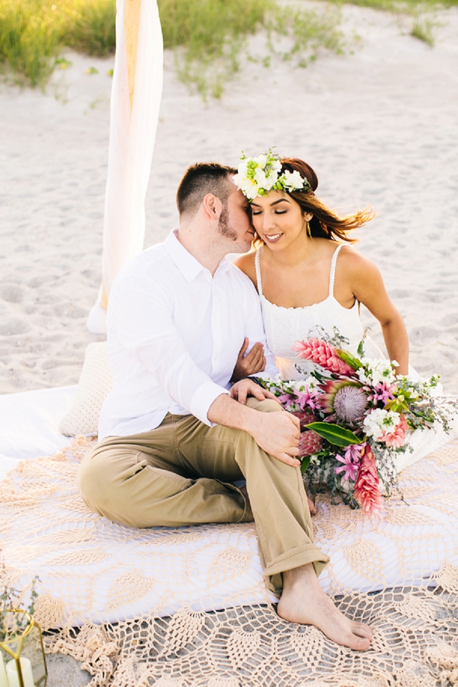 This Boho Beach Anniversary Shoot Is A Must See!