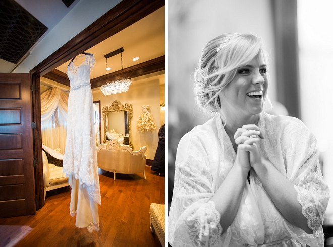 We LOVE this photo of the Bride getting ready for her big day!