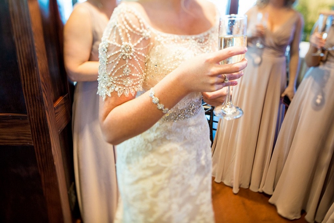 How sweet is this snap of the Bride getting ready?! Love!