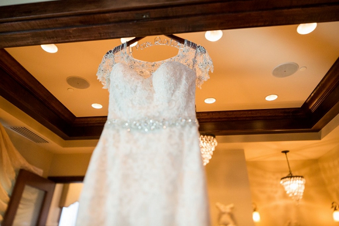 We're loving this Bride's beautiful and classic wedding dress!