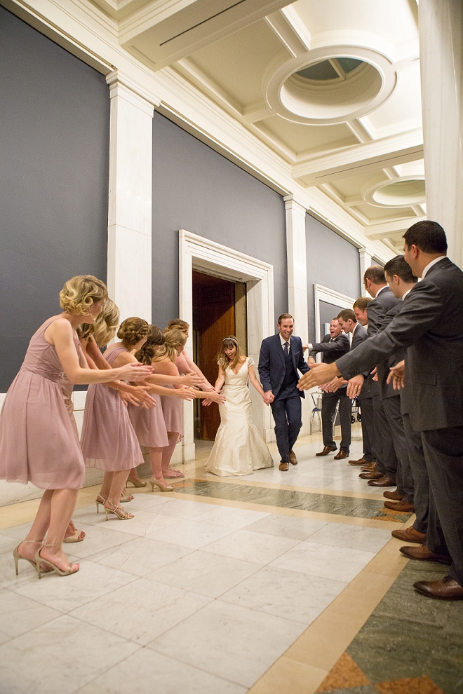 How fun is this couples ceremony exit?! We're loving it!
