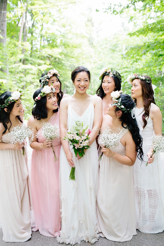 Such a FUN first look with the Bride and her Bridesmaids! We're in LOVE!