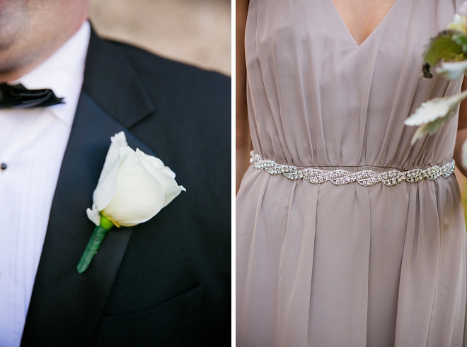 Loving the darling details on the Groom and Bridesmaid's dresses! Swoon!